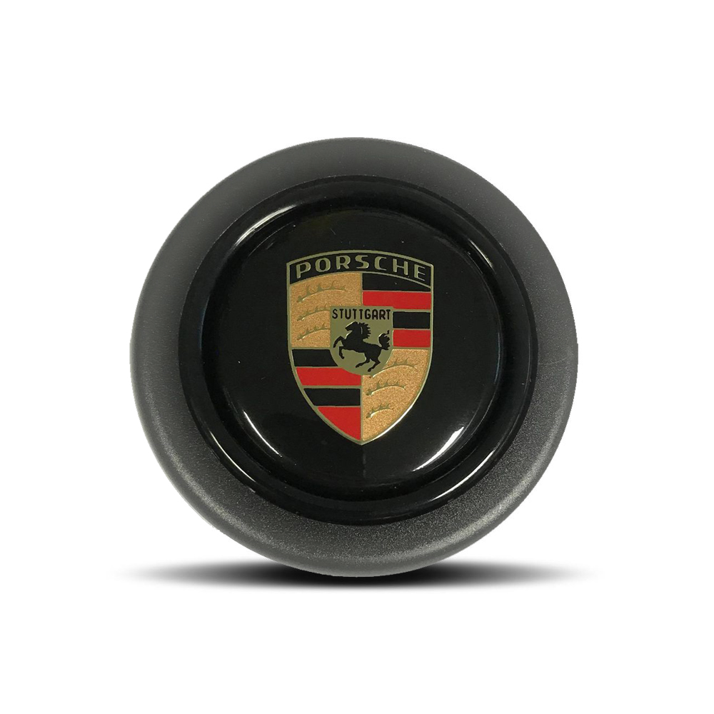 AFTERMARKET HORN BUTTON w/ PORSCHE CREST Large Image